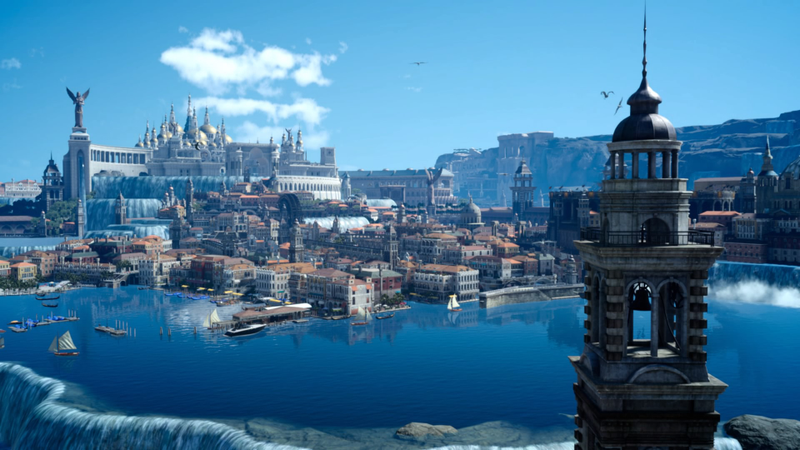 The city of Altissia is truly spectacular to behold, even if it’s got some framerate issues.